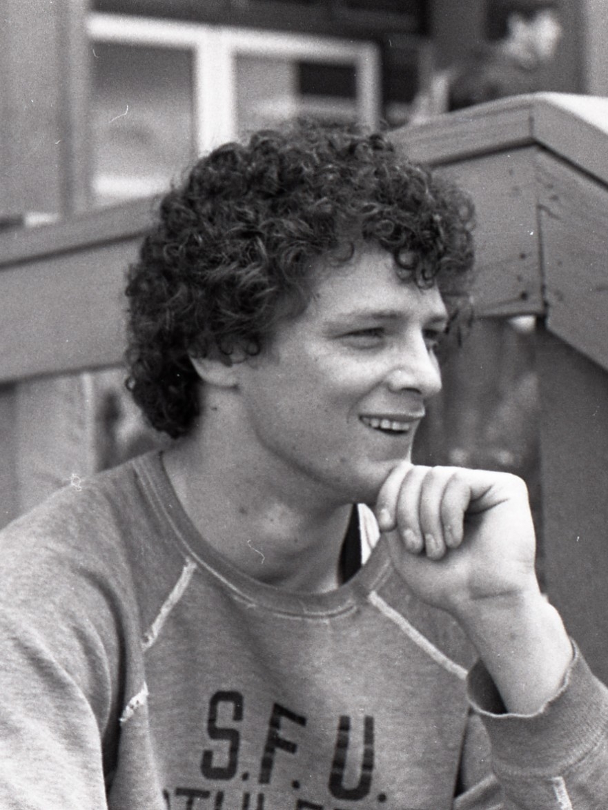 SFU's tweet photo. On this day in 1980, former SFU student Terry Fox began his Marathon of Hope. His goal was to run across Canada and raise money for research to find a cure for cancer. He ran every day, on average 42 kms, and covered 5, 373 km in 143 days.

This year marks the 45th anniversary of his epic journey and the SFU community is invited to join a special university event in September. Learn more: https://t.co/hYHez0MU3x