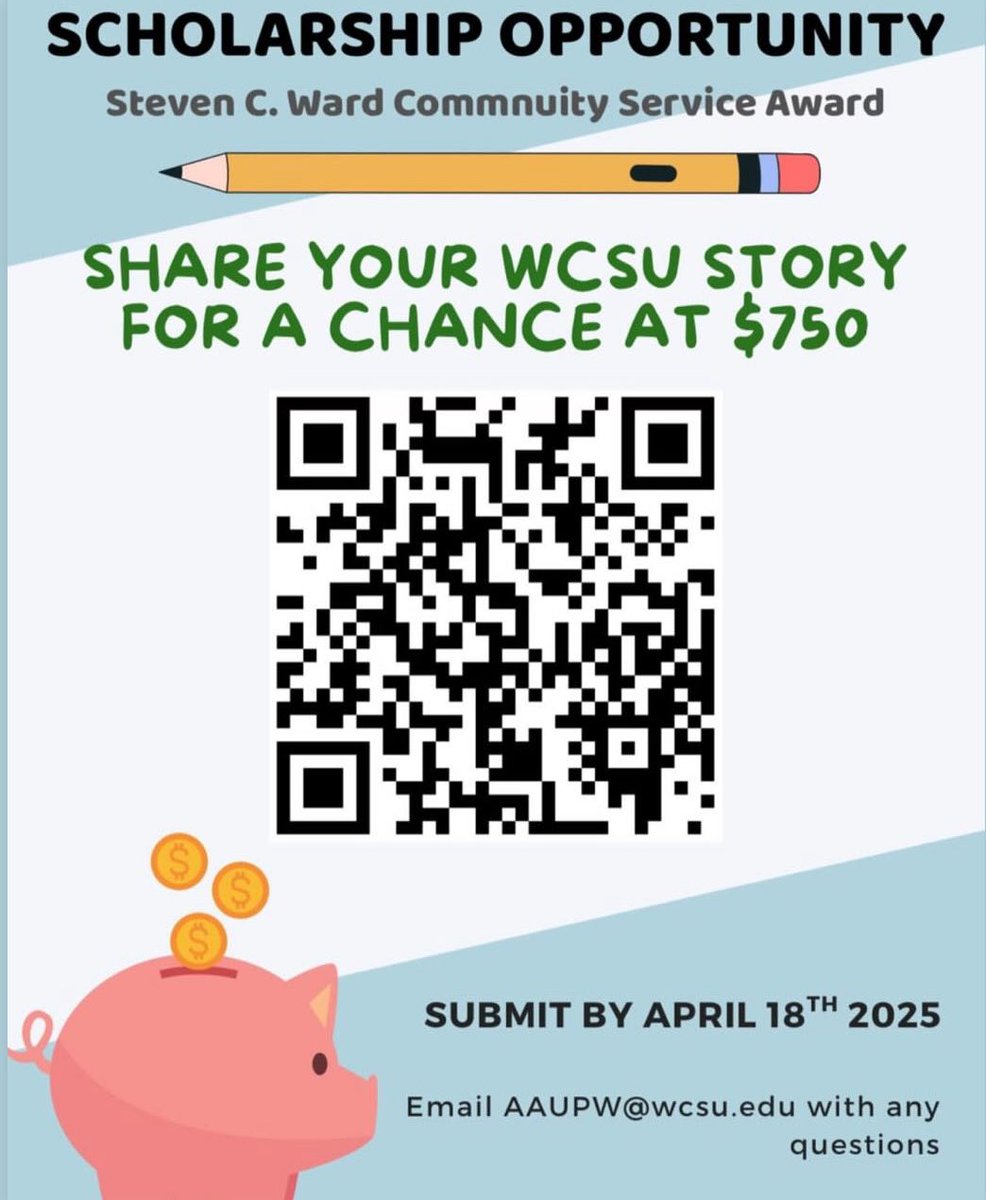 Here is a great scholarship opportunity for all WCSU undergraduate students!

#scholarship #writing #writers #college #university