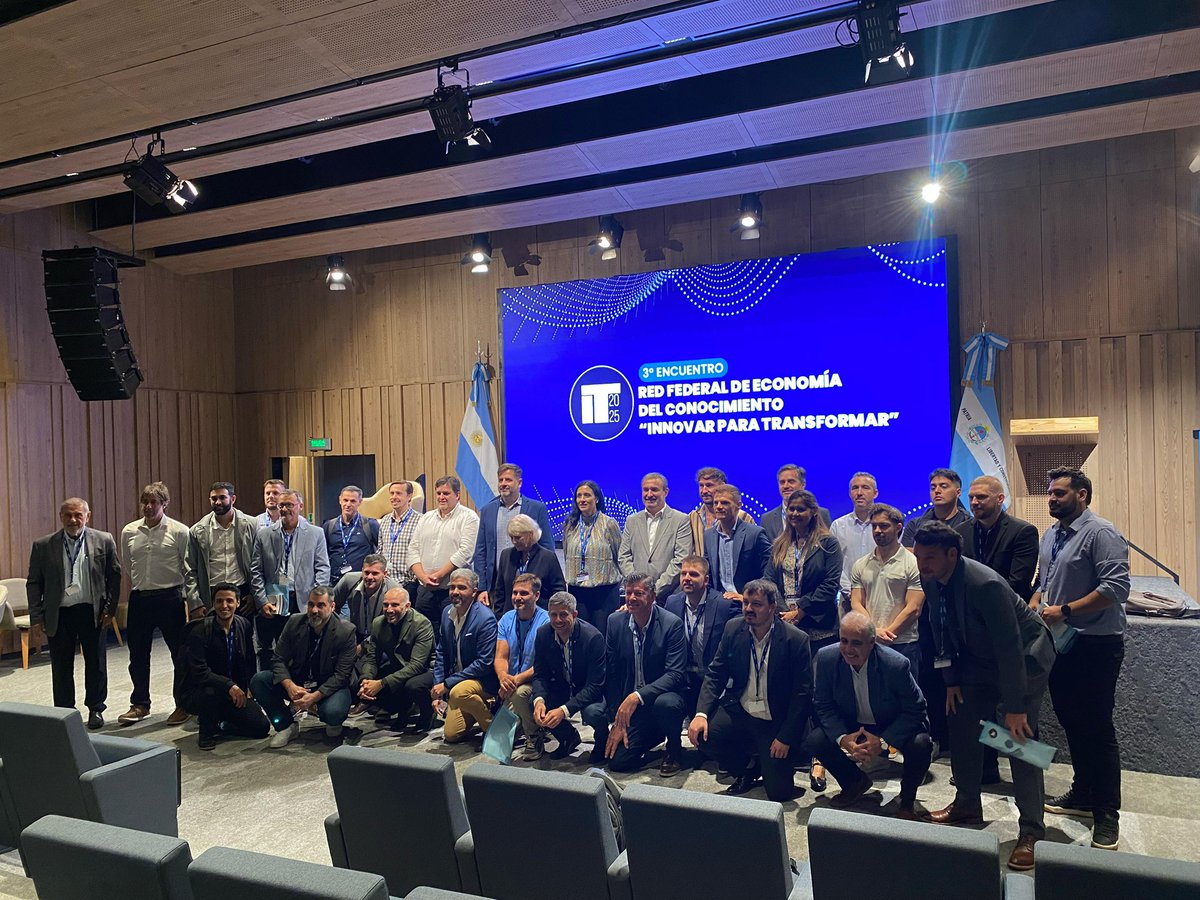 👉Estamos presentes en el 3er. Encuentro de la <a href="/RedFederalArg/">RedFederalArg</a> bajo el lema "Innovar para Transformar". Una oportunidad para debatir el presente y futuro de la economía basada en el conocimiento, impulsar sinergias y fortalecer el ecosistema nacional.