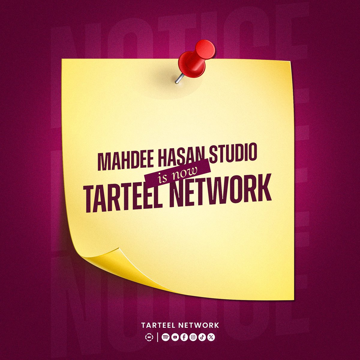 tarteelnetwork's tweet photo. Mahdee Hasan Studio is now Tarteel Network! A new era begins with Creator &amp; Artist Accelerator Programs. Full reveal this June!

#TarteelNetwork https://t.co/P9xkrwa7U0