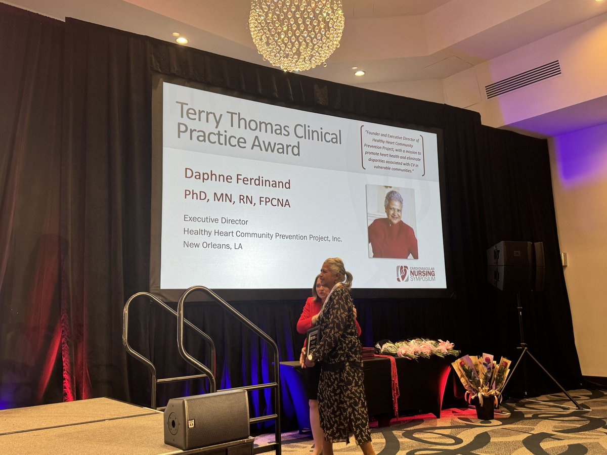 Diana Baptiste DNP, RN, CNE, FPCNA, FAAN (@baptistediana) on Twitter photo Congratulations Dr. Daphne Ferdinand on being honored with the <a href="/HeartNurses/">Preventive Cardiovascular Nurses Association</a> Terry Thomas Clinical Award! 🎉 <a href="/kcferdmd/">Keith C. Ferdinand, MD, FACC, FAHA, FNLA</a> #PCNA2025 Congratulations Dr. Daphne Ferdinand on being honored with the <a href="/HeartNurses/">Preventive Cardiovascular Nurses Association</a> Terry Thomas Clinical Award! 🎉 <a href="/kcferdmd/">Keith C. Ferdinand, MD, FACC, FAHA, FNLA</a> #PCNA2025