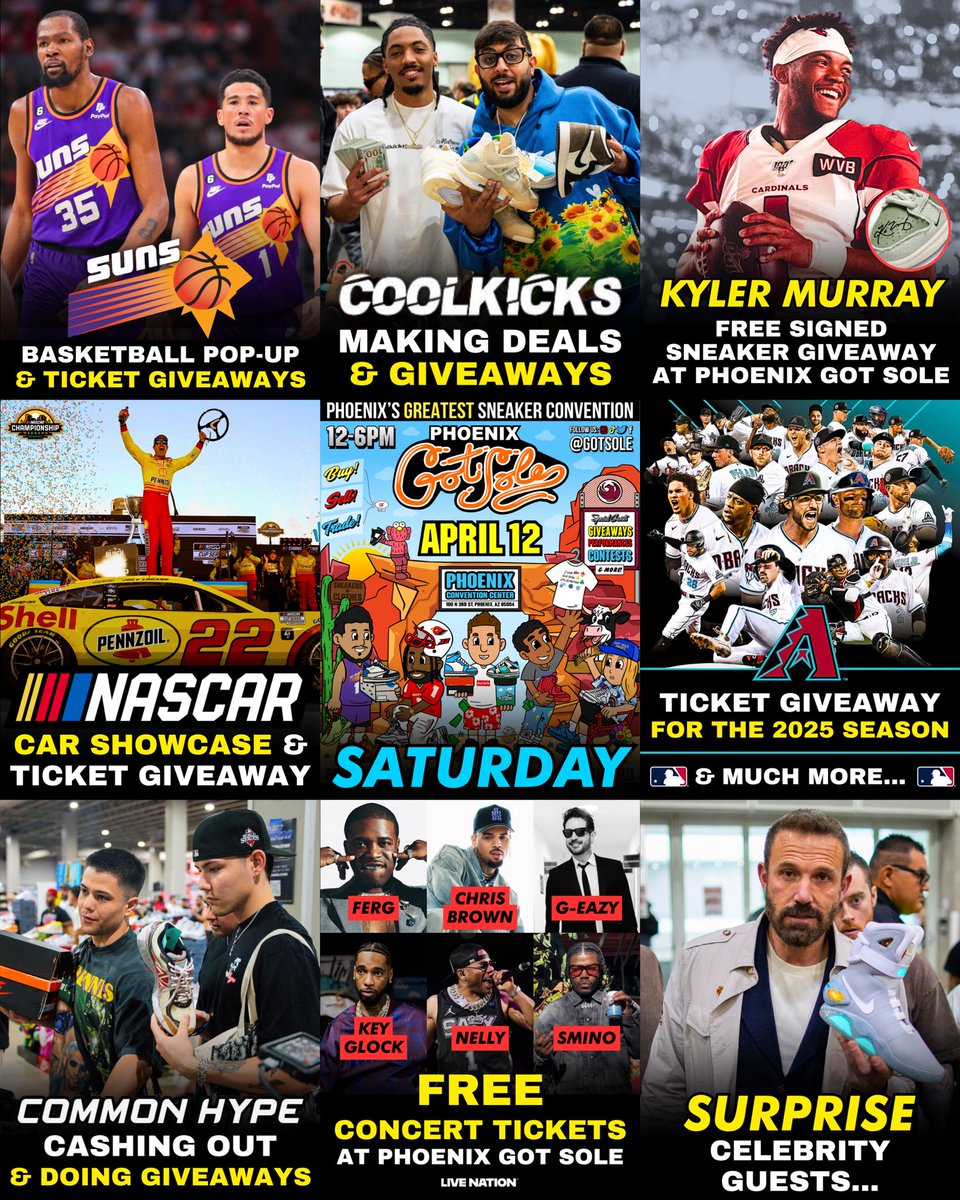 The best sneaker event Phoenix’s ever seen… see you Saturday 🤝