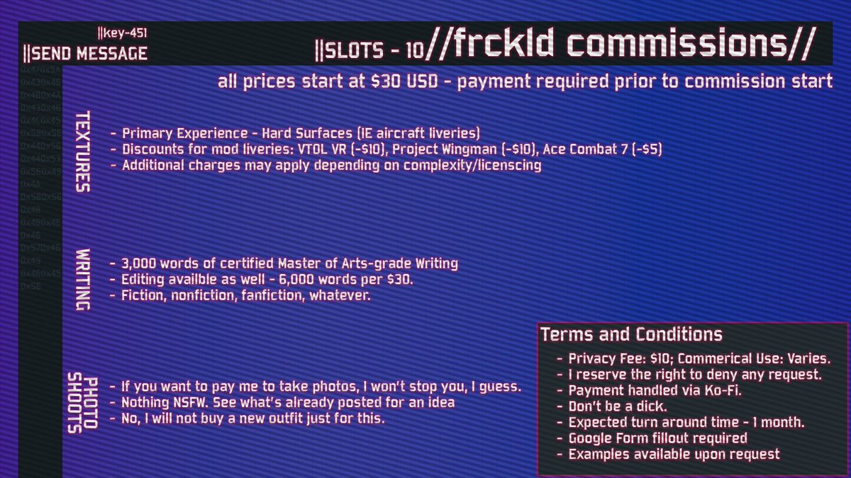 liz | frckld | comms open tweet media