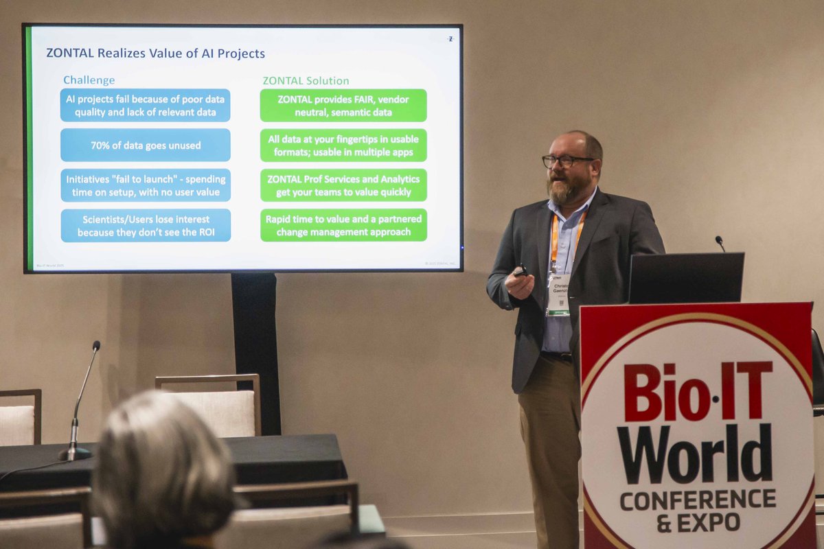 ZONTAL (@zontal_io) on Twitter photo Thank you <a href="/bioitworld/">Bio-IT World</a>! The ZONTAL team had an incredible week sharing how our unified approach to data management supports compliance, insight generation, and AI readiness. See you next year in Boston!
#LifeSciences #DataManagement #FAIRdata #DigitalTransformation #AI Thank you <a href="/bioitworld/">Bio-IT World</a>! The ZONTAL team had an incredible week sharing how our unified approach to data management supports compliance, insight generation, and AI readiness. See you next year in Boston!
#LifeSciences #DataManagement #FAIRdata #DigitalTransformation #AI