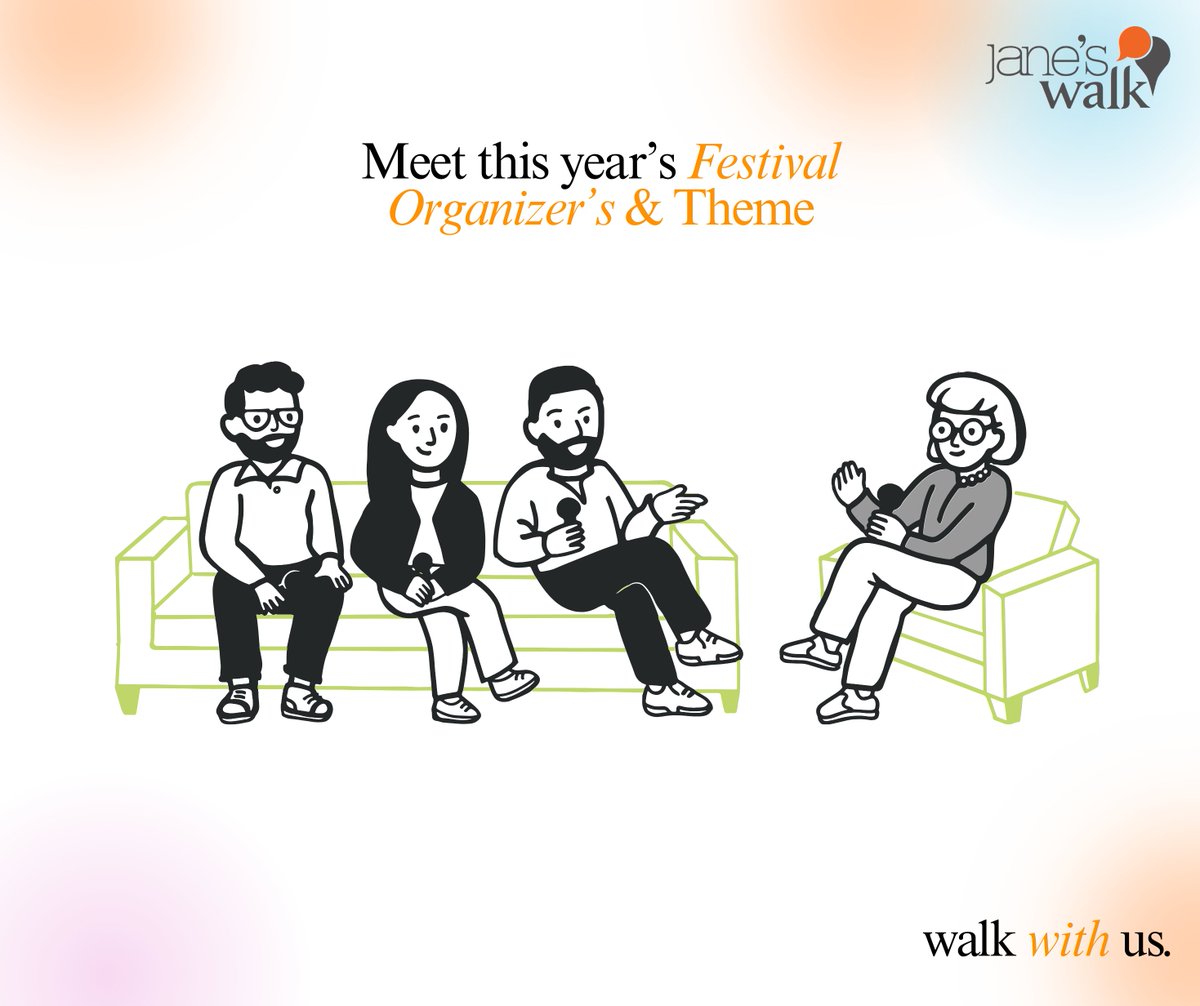 JanesWalkTO's tweet image. Meet this year’s Jane’s Walk Toronto festival organizers and theme 👇
#JanesWalkTO #WalkWithUs