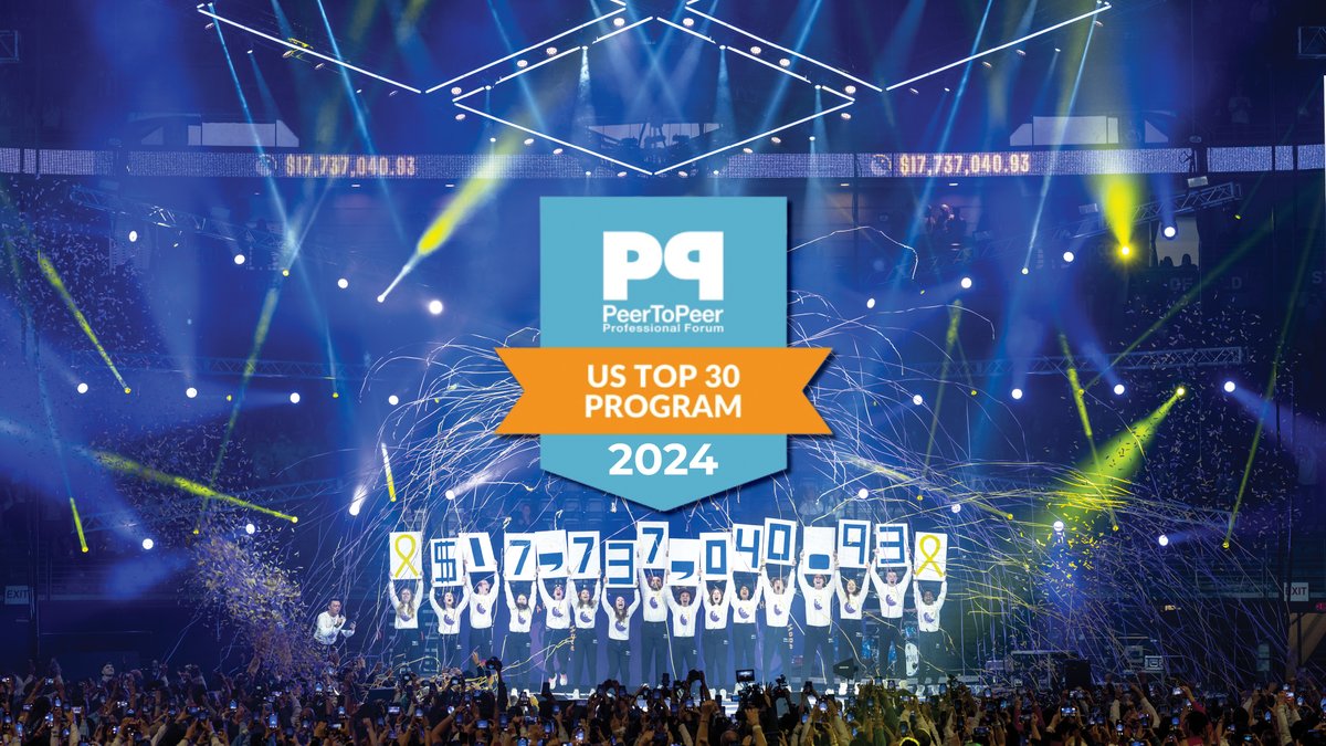 We're excited to announce Four Diamonds and Penn State THON have been recognized as a U.S. Top 30 peer-to-peer fundraising program, ranked at #25 as published by the Peer-to-Peer Professional Forum.

This accomplishment was driven by the dedication of volunteers, fundraisers,