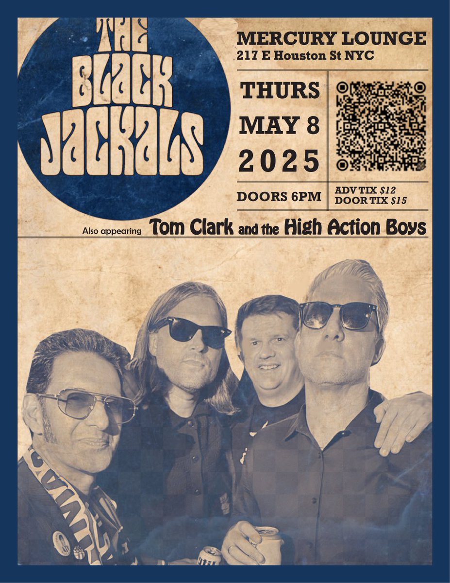 OH YEAH! Brothers Sisters 
We Got This For You Right Here Right Now! 
WE ARE PLAYING THE LEGENDARY @mercuryloungeny 05.08.25

🎫Tickets go On Sale: Fri 04/11 at 10am EST
Through the venue / Ticketmaster
Link will be posted soon!