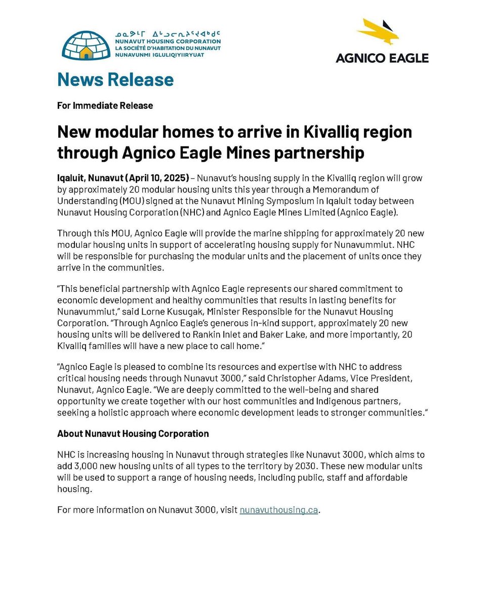 Premier P.J. Akeeagok tweet media