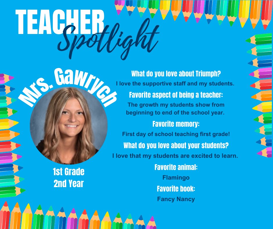TriumphAcademy1's tweet photo. 🍎Meet Mrs. Gawrych!!🍎 https://t.co/r8a0eXsY2x