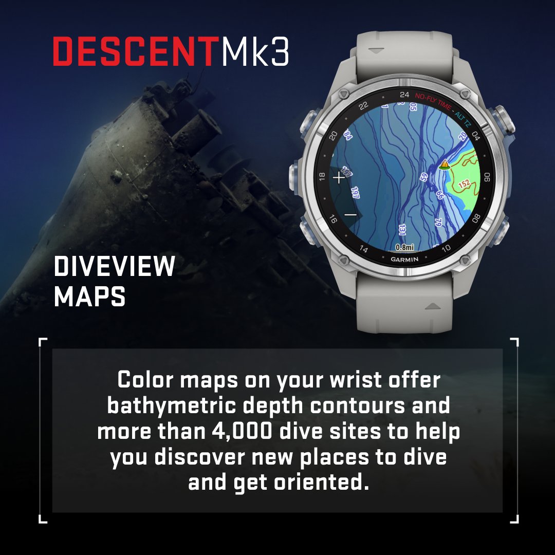 SportsandGadget's tweet photo. Garmin Descent Mk3 – 43 mm Stainless Steel with Fog Gray Silicone Band Watch-Style Dive Computer (010-02753-03)

To buy: https://t.co/vci7aVKoig

#GarminDescentMk3 #DiveWithConfidence #GarminDive #UnderwaterExplorer #ScubaLife #DiveComputer #Smartwatch #GarminLife #OceanVibes https://t.co/l8zNc2xI1w