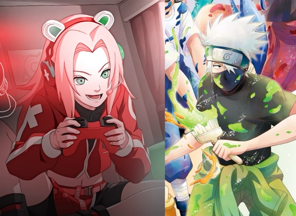 Sakashi4life's tweet photo. Same age Sakura and Kakashi is so adorable 🥰
#kakasaku 🩷💚 https://t.co/h2KuMqWdqV