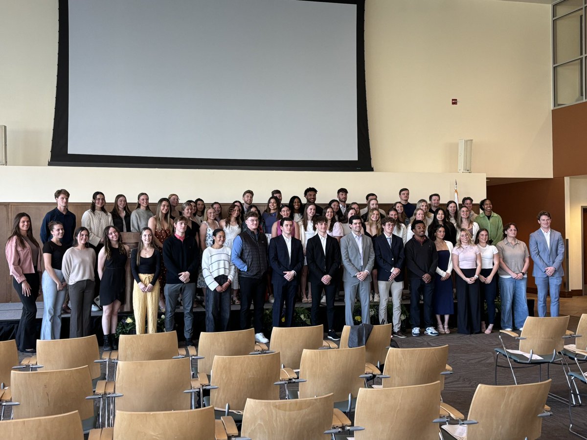 DeanKevinP's tweet photo. Congratulations to all the student athletes inducted into the Chi Alpha Sigma Honor Society https://t.co/YCjaAcDOtY