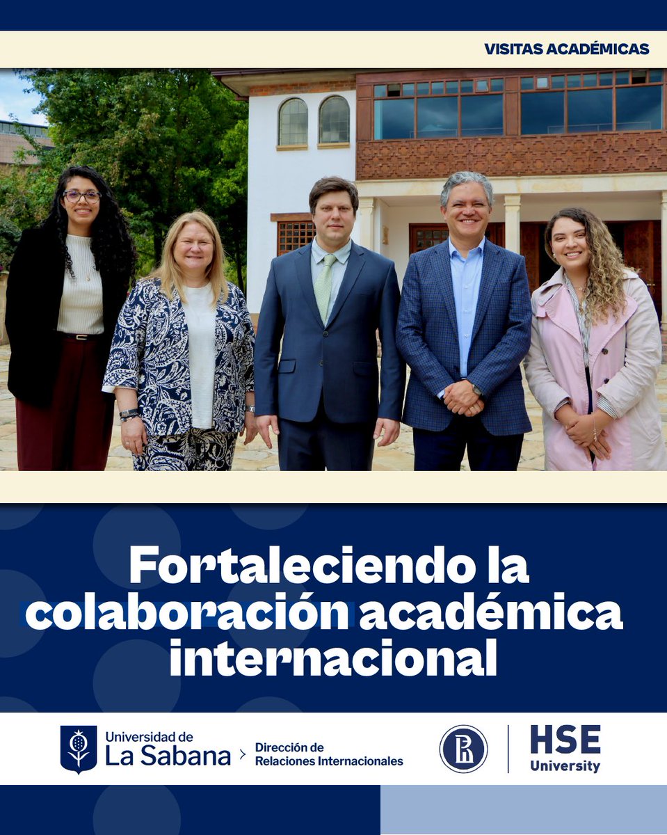 🌍 ¡La Sabana sigue conectando con el mundo! ✈️📚

Esta semana recibimos a:

🇺🇸 University of Kentucky: Conversamos sobre programas de articulación e intercambio.

🇷🇺 HSE University: Exploramos alianzas.

Seguimos fortaleciendo nuestra internacionalización 🌐✨