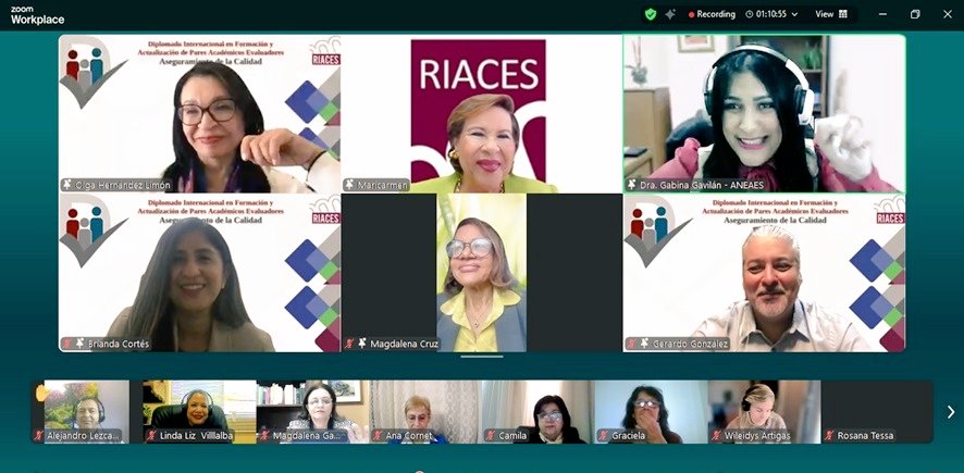 GabinaGavilan's tweet photo. Muchas gracias @riaces_org por la oportunidad que nos han brindado de participar del Diplomado Internacional en Formación y Actualización de Pares Académicos Evaluadores. Ha sido un verdadero honor y privilegio para mi. Felicitaciones por la excelente organización 🌎 Aguyjevete https://t.co/lfVqWLKs0R