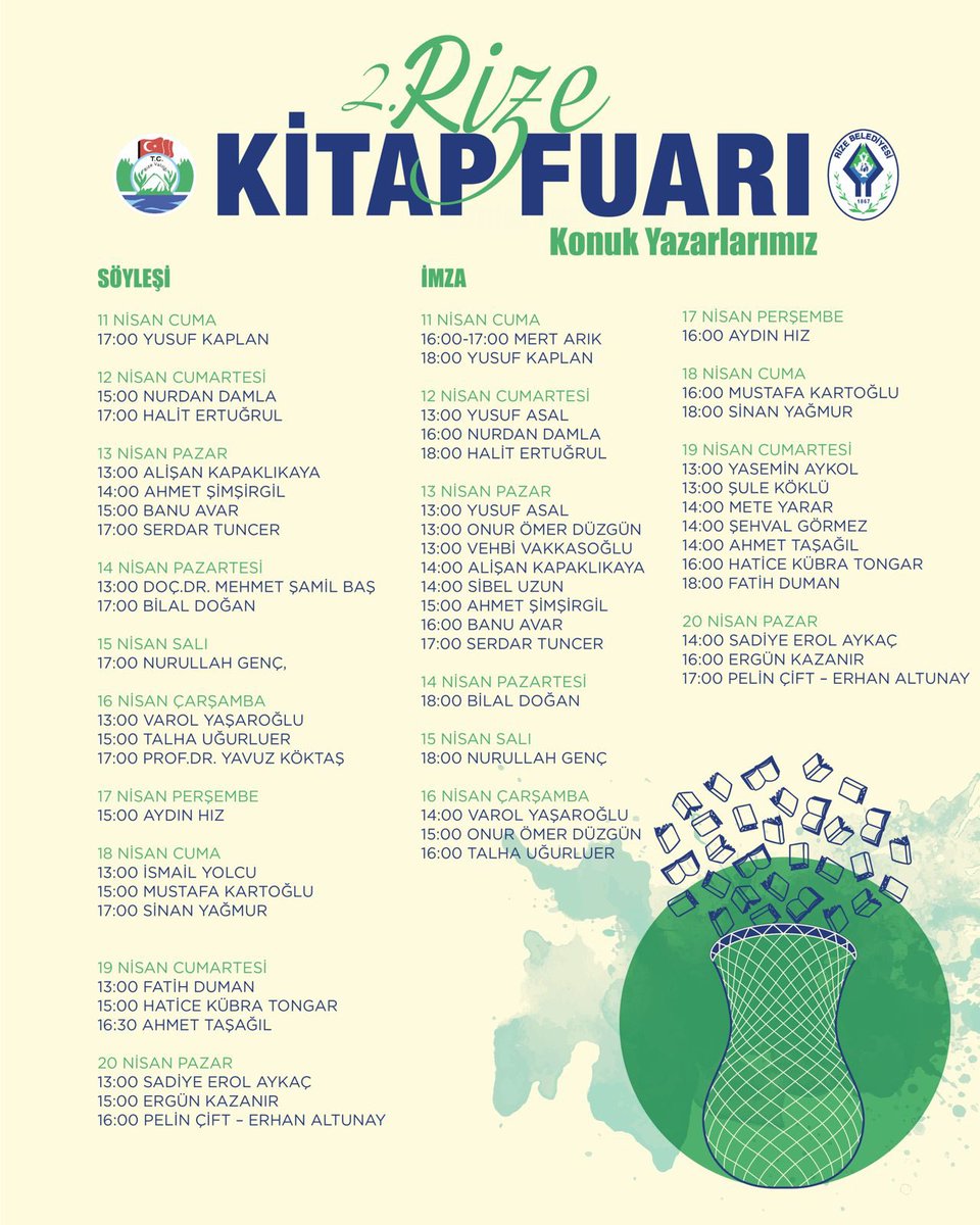 Rize Kitap Fuarı tweet media