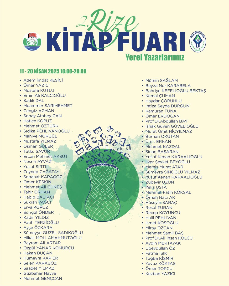 Rize Kitap Fuarı tweet media