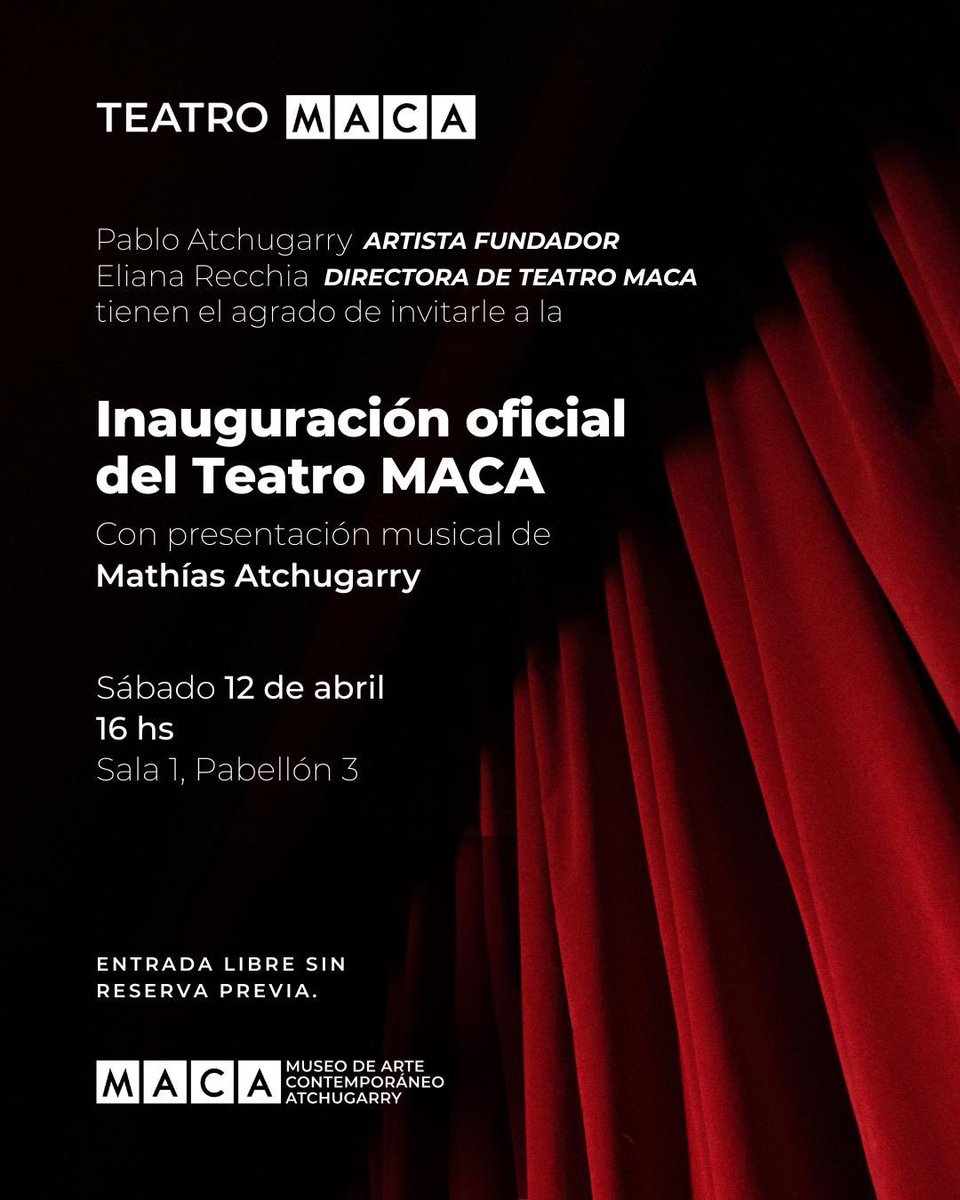 FocusPunta's tweet photo. ℹ️ El próximo sábado se realiza la inauguración oficial del 3er Festival Internacional de Teatro en @fpatchugarry con importantísimos homenajes.
#Focus #AzulPunta https://t.co/5Cljetk1iK