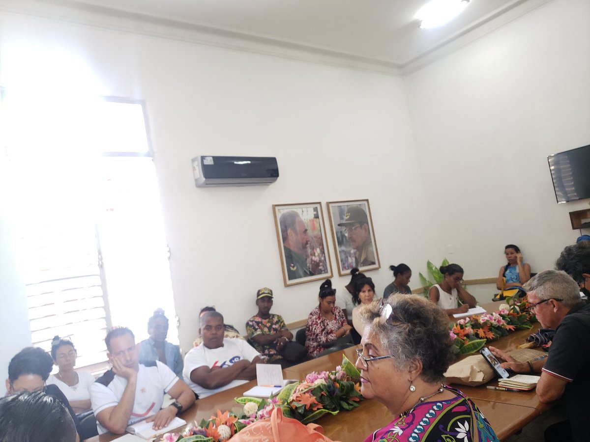 YermanisMatos's tweet photo. Se desarrolla en estos momentos espacio de aseguramiento de la elección a delegados en 5 circuncripciones del territorio con la presencia de Giovanni Barrueta Ordóñez M/B del Partido Provincial en #LaHabanaDeTodos @lisaracorona1 @rpalmero1 https://t.co/DOXCrwXjEh