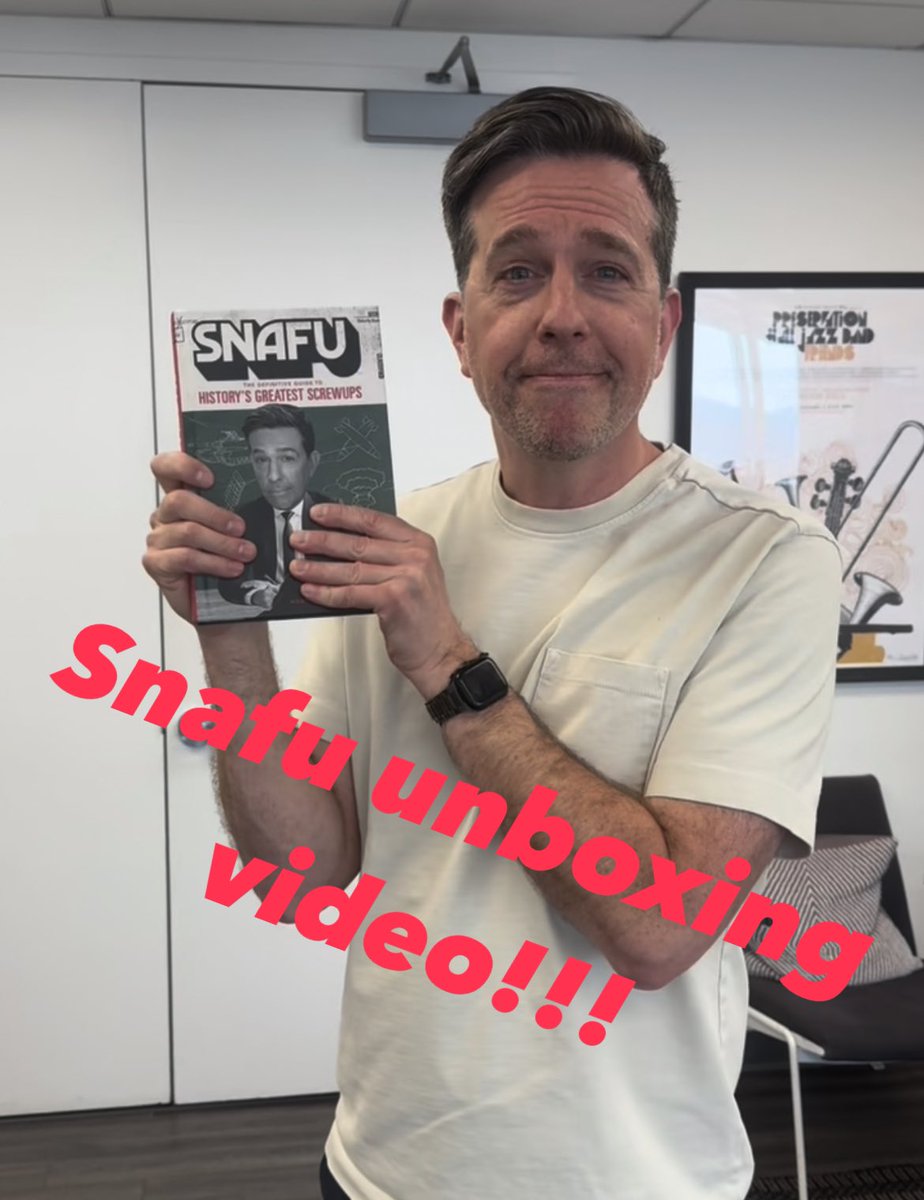 edhelms's tweet image. The moment is FINALLY here and I couldn’t be more proud! I got my first hardcover copies of my brand new book, "SNAFU: The Definitive Guide to History’s Greatest Screwups.”

Leave a comment to let me know what you think of the book cover 👍👎??? And don’t forget to pre-order a…