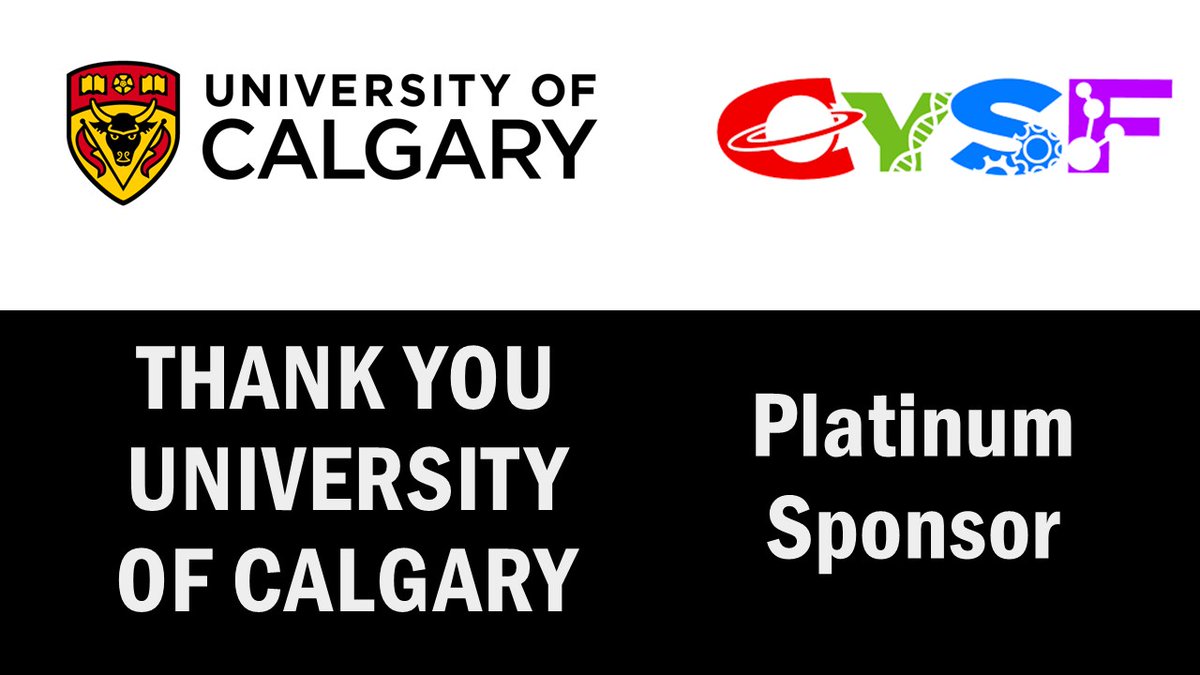 A HUGE THANK YOU to the <a href="/UCalgary/">U Calgary</a>, one of our #CYSF2025 Platinum Sponsors! Your continued support empowers the next generation of scientists, innovators, changemakers and the future of STEM! 🙌🔬📚Stay tuned to hear guest speakers from <a href="/UCalgary/">U Calgary</a> at our fair!