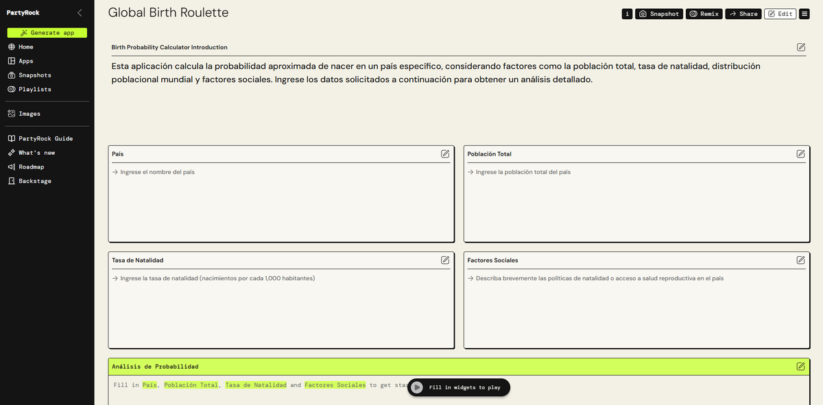 Loard27968145's tweet photo. @Jalopezfa #CPG19_Q2 #partyrock #aws #ia Con la ayuda de la IA se puede facilitar el cálculo de probabilidades usados en estadística y demografía, que se pueden utilizar para tomar acciones con el fin mejorar la calidad de vida de las personas. https://t.co/fc9biyFQ7T