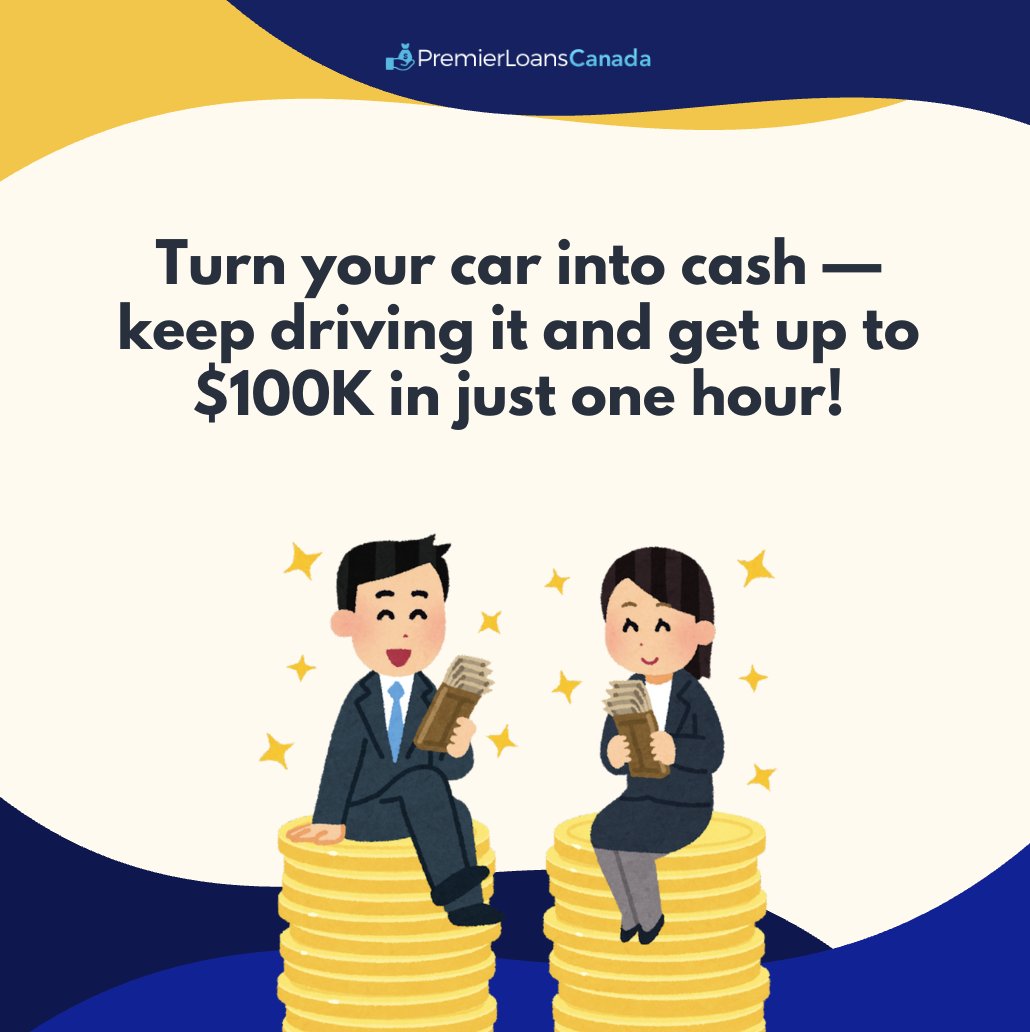 PremierLoansCAN's tweet photo. 💳 Still relying on high-interest credit cards for emergencies? There's a better option!

✅ No credit check, Keep your car, Same-day cash (up to $100K)

💥Why max out your card when you can unlock the value in your vehicle? Apply today and breathe easier tomorrow. https://t.co/jadkzbm9az
