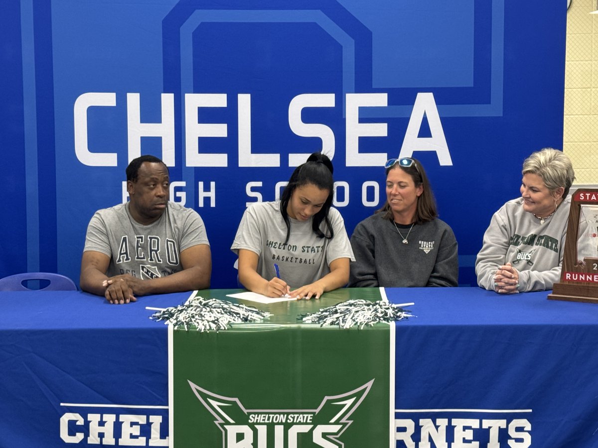 Chelsea’s Haley Trotter officially signed with Shelton State Community College for women’s basketball as she leaves behind a legacy of success while bringing the same work ethic that made that success possible.

Story/Photos: shelbycountyreporter.com/2025/04/10/che…