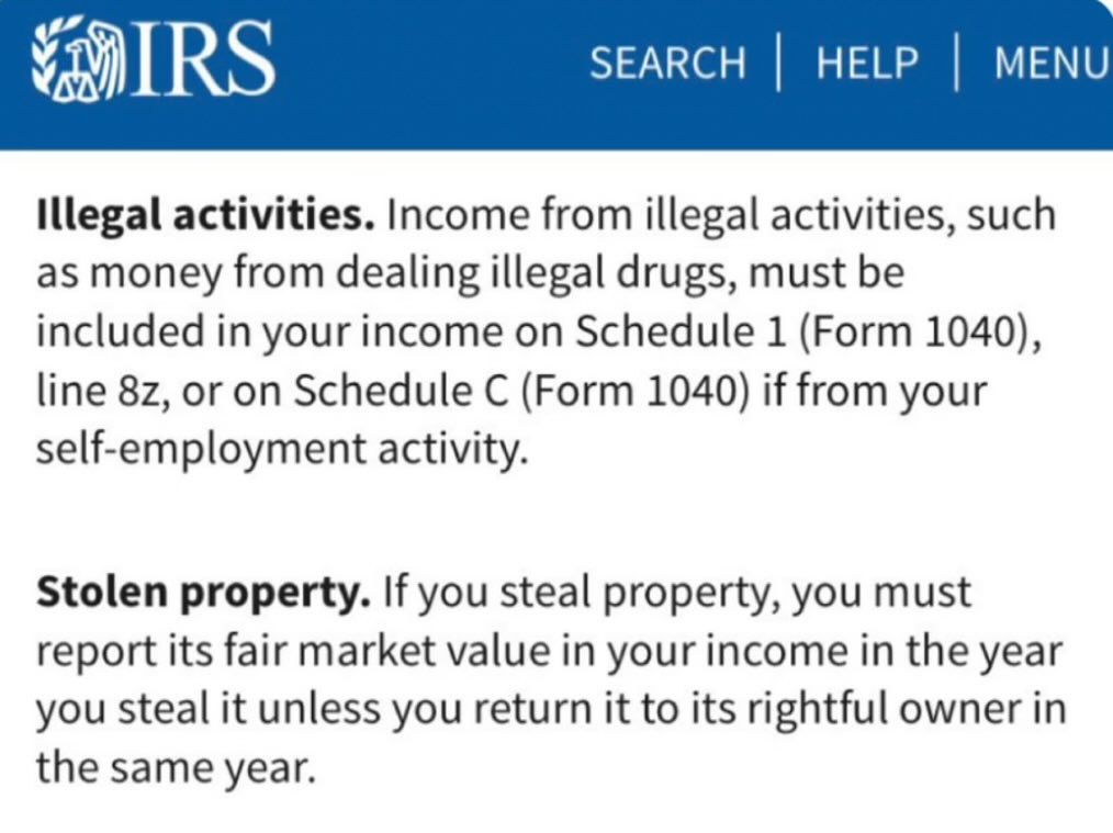 To all those who escaped the 9-5 grind to pursue an otherwise nefarious career path

Don’t forget this part of the @IRS code
