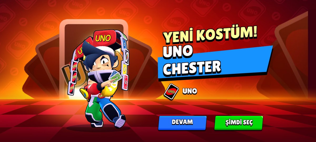 keremciko's tweet photo. #BrawlStars'tan selamlar...
#YENİ MÜCADELE GELDİ!
ÜCRETSİZ #UNOCHESTER  ALABİLİRSİNİZ! 
TEK YAPMANIZ GEREKEN 1 HAFTA İÇİNDE 9 MAÇ KAZANMANIZ ! https://t.co/tVpHTSyyUJ