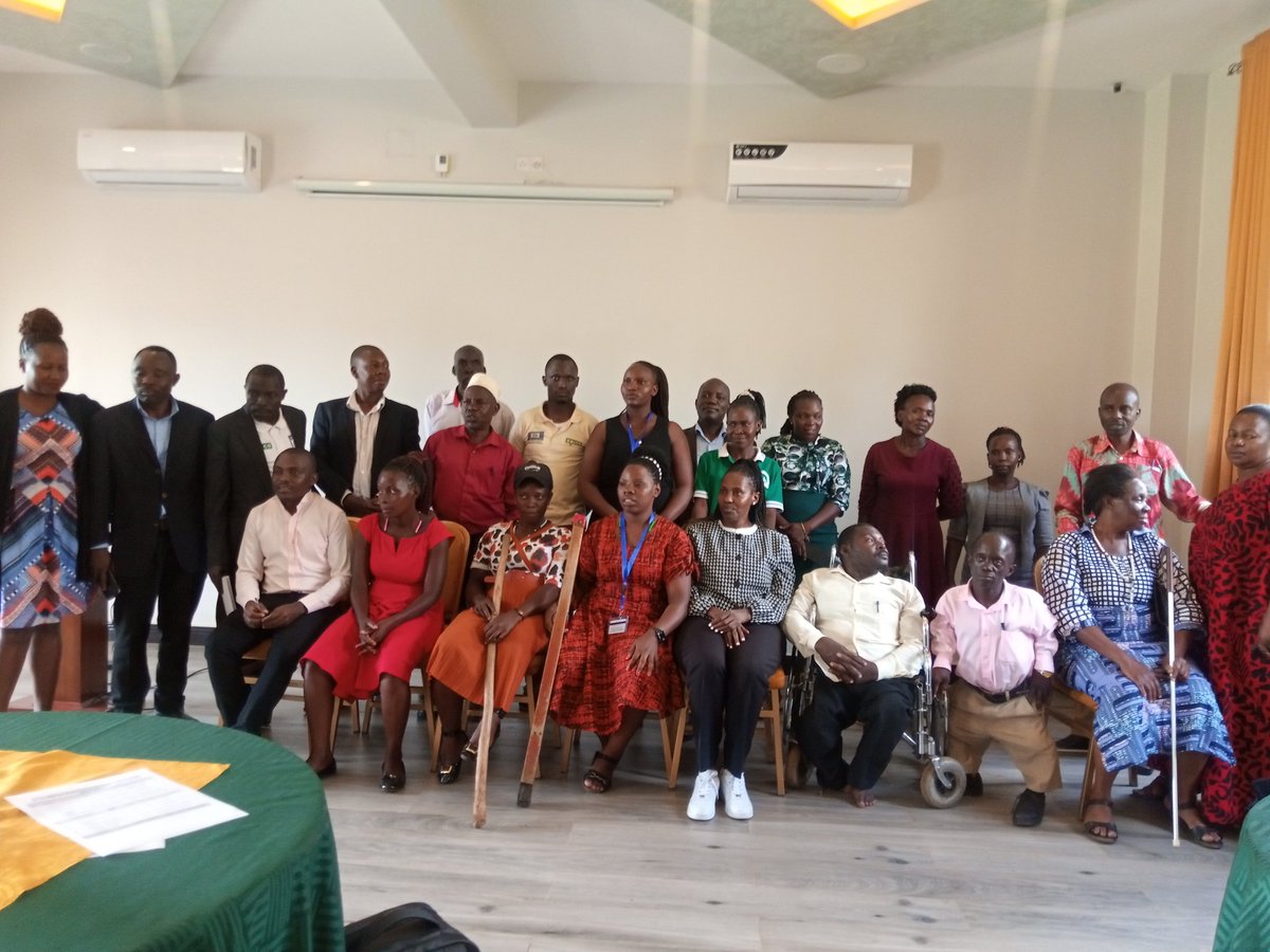 Sophie Kaseregenyi (@sophiekaserege2) on Twitter photo launch of new project by @BUPED on disability-inclusive climate & health system. A bold step at the intersection of gender, disability, climate & health! Congratulations #BUPED
<a href="/Feeble_Care_Ug/">SOPHGENYI FEEBLE CARE INITIATIVE (FEEBLE CARE)</a> <a href="/ElpisRehab/">ELPIS REHABILITATION SERVICES (ERS)</a> <a href="/ClimateReality/">Climate Reality</a> <a href="/C4C_Uganda/">Charter 4 Change Working Group Uganda</a> launch of new project by @BUPED on disability-inclusive climate & health system. A bold step at the intersection of gender, disability, climate & health! Congratulations #BUPED
<a href="/Feeble_Care_Ug/">SOPHGENYI FEEBLE CARE INITIATIVE (FEEBLE CARE)</a> <a href="/ElpisRehab/">ELPIS REHABILITATION SERVICES (ERS)</a> <a href="/ClimateReality/">Climate Reality</a> <a href="/C4C_Uganda/">Charter 4 Change Working Group Uganda</a>