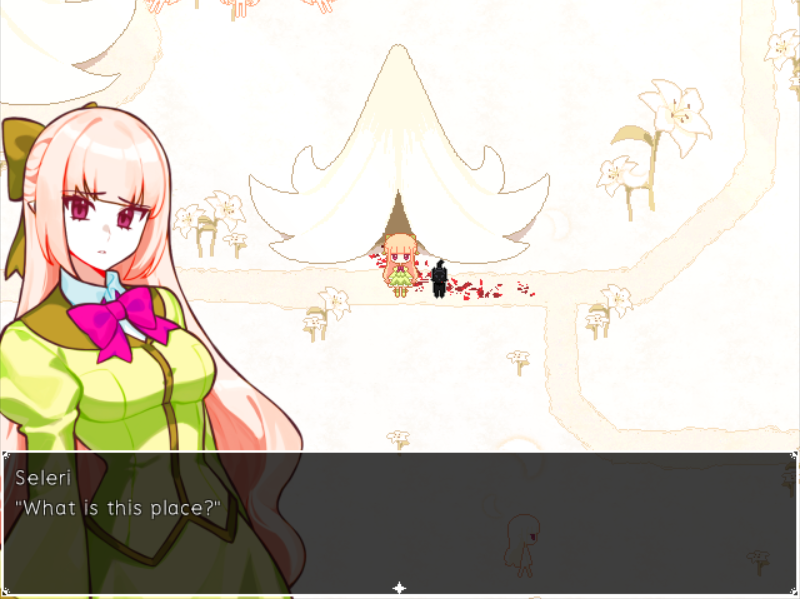 Seleri's Lament is now available in English!💌🌟

🌟raingarita.itch.io/sl

#Selerislament #indiedev #rpgmaker