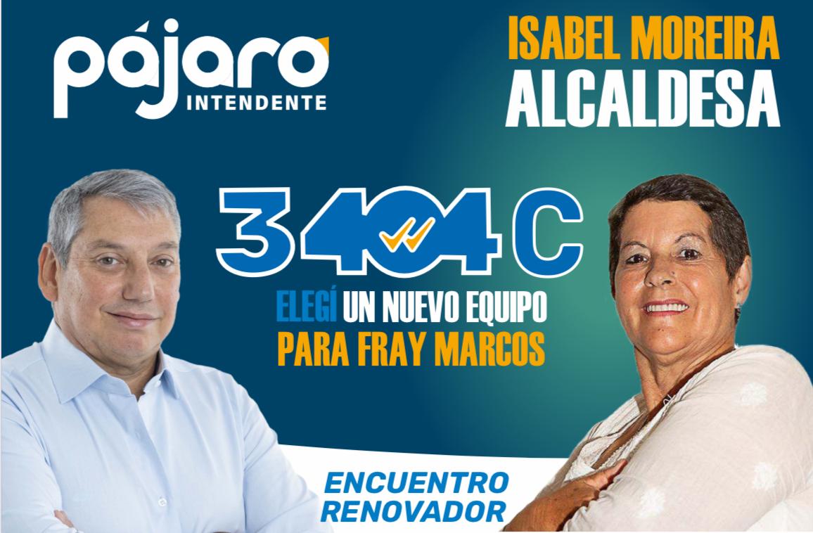 En la pasada elección fui candidato Alcalde en esta decidimos que no seríamos pero acompañaremos a Isabel y a pájaro porque estamos convencidos que son los mejores candidatos para Florida y Fray Marcos 💪🇺🇾