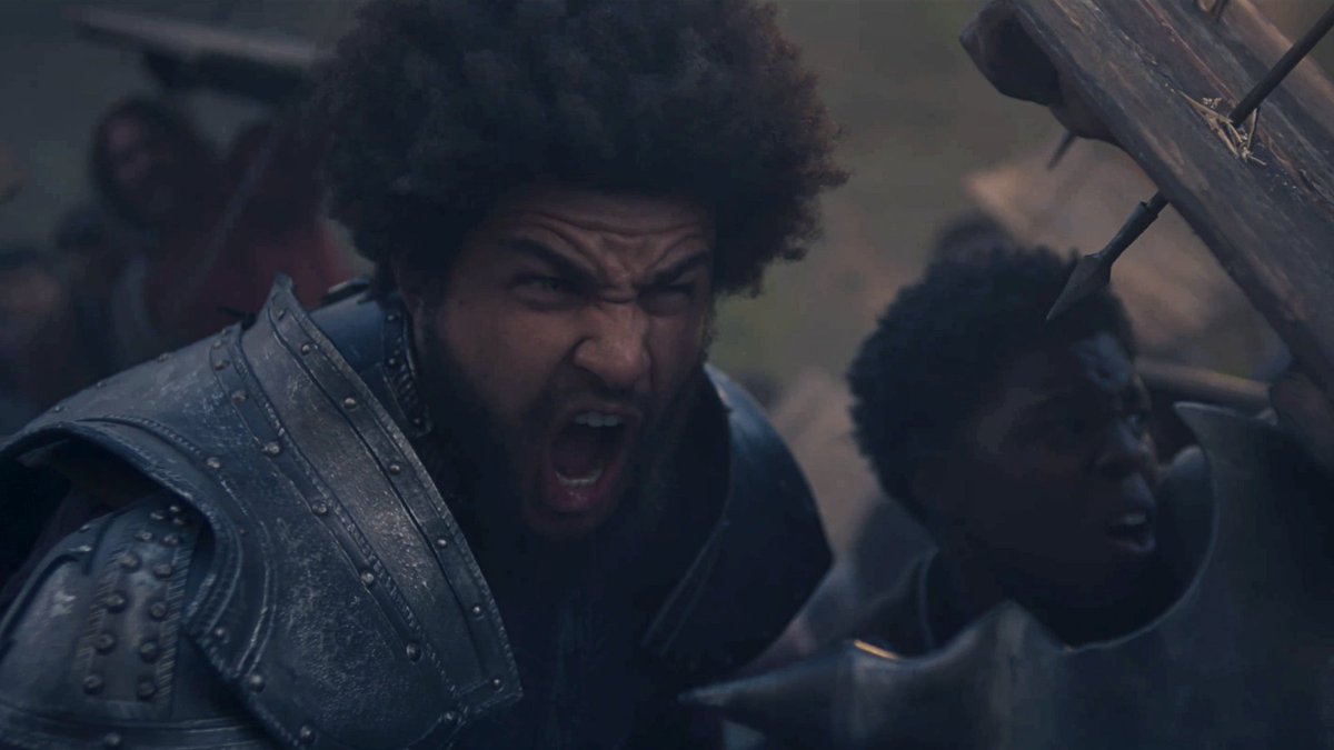 PrimeVideoAUNZ's tweet photo. me when someone spoils the ending 😤

#PerrinAybara #MarcusRutherford #TheWheelOfTime #TWOT #TwitterOfTime https://t.co/OcAAs6Alna