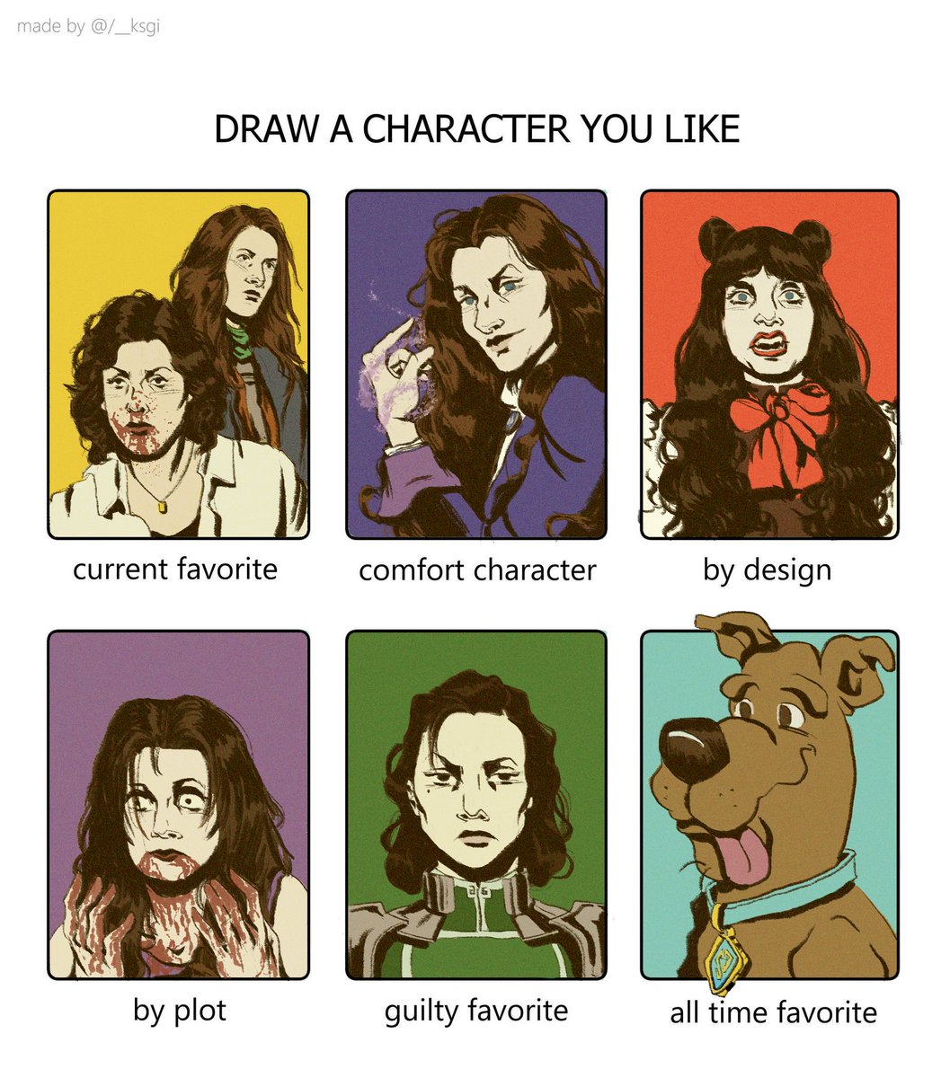 4lphaless's tweet photo. i’m really into murderous sapphic brunettes (and scooby doo) https://t.co/YdcZjLQkOH