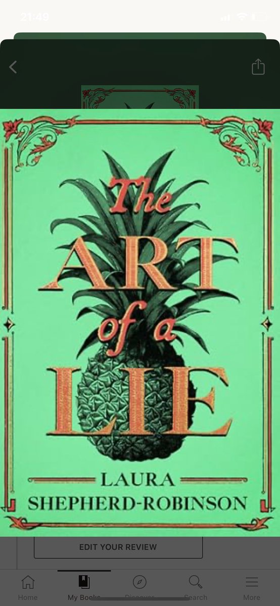 The Art of a Lie <a href="/LauraSRobinson/">Laura Shepherd-Robinson</a>  is a brilliant 5* read. A cat &amp; mouse tale of a widow in Georgian London trying to recoup her husband’s money, while relying on a mysterious ‘knight in shining armour’

Fabulous plot &amp; character. Utterly compelling &amp; enjoyable <a href="/panmacmillan/">Pan Macmillan</a> 🍨 🍍