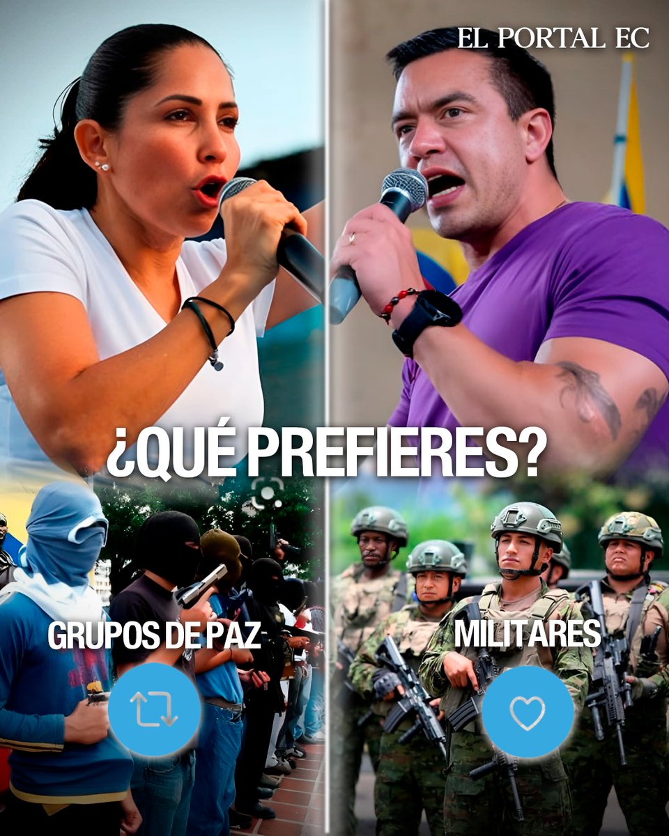 VictorAndradeVM's tweet image. No hay por donde perderse, esto es entre #LaPatriaOLaMafia.

El país está en tus manos, TÚ DECIDES. 

#ElNuevoEcuador
#EcuadorParaAdelante
#NoboaPresidente