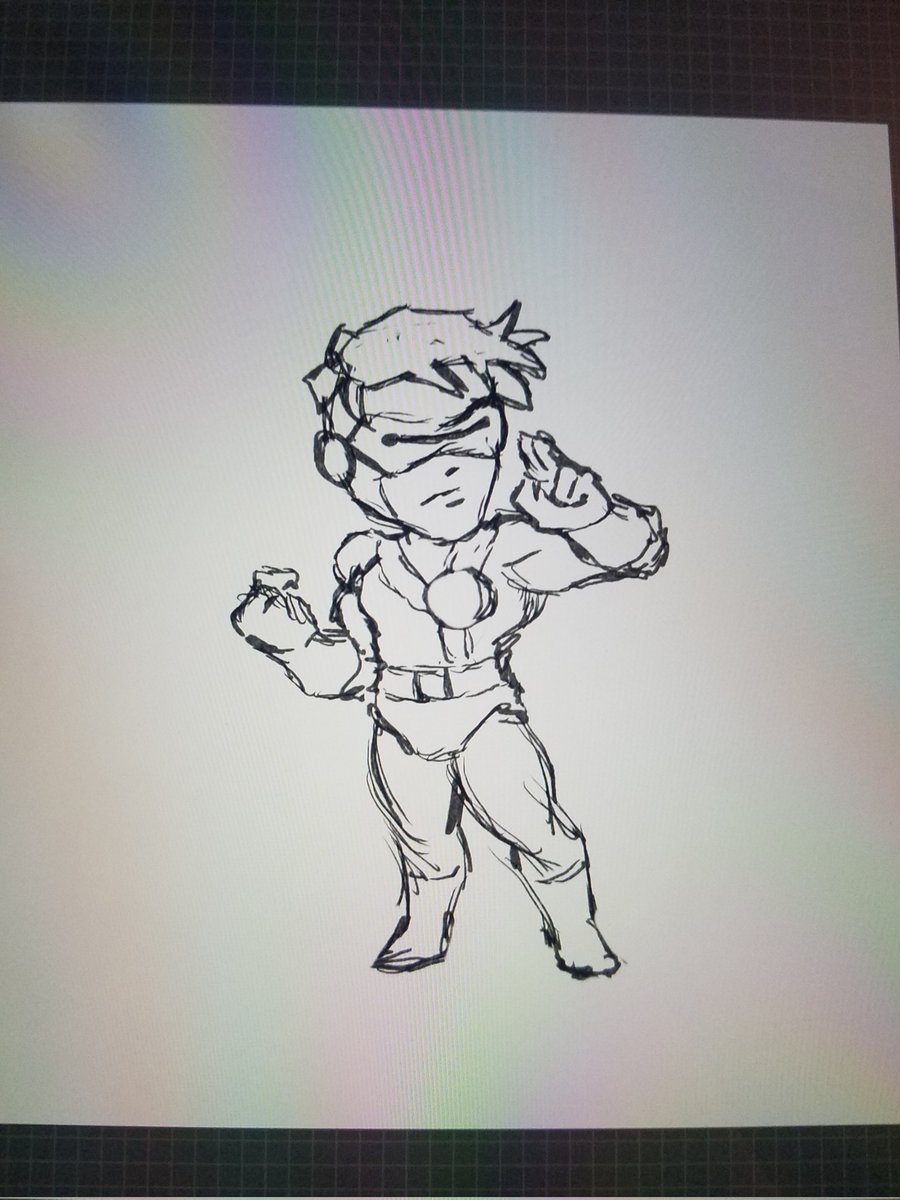 0hYouDontSay's tweet photo. So my buddy ran my Cyclops sketch thru Ai the otherday and Hawt Damn!... look at those hands! Lolol https://t.co/mblpb8TSaW