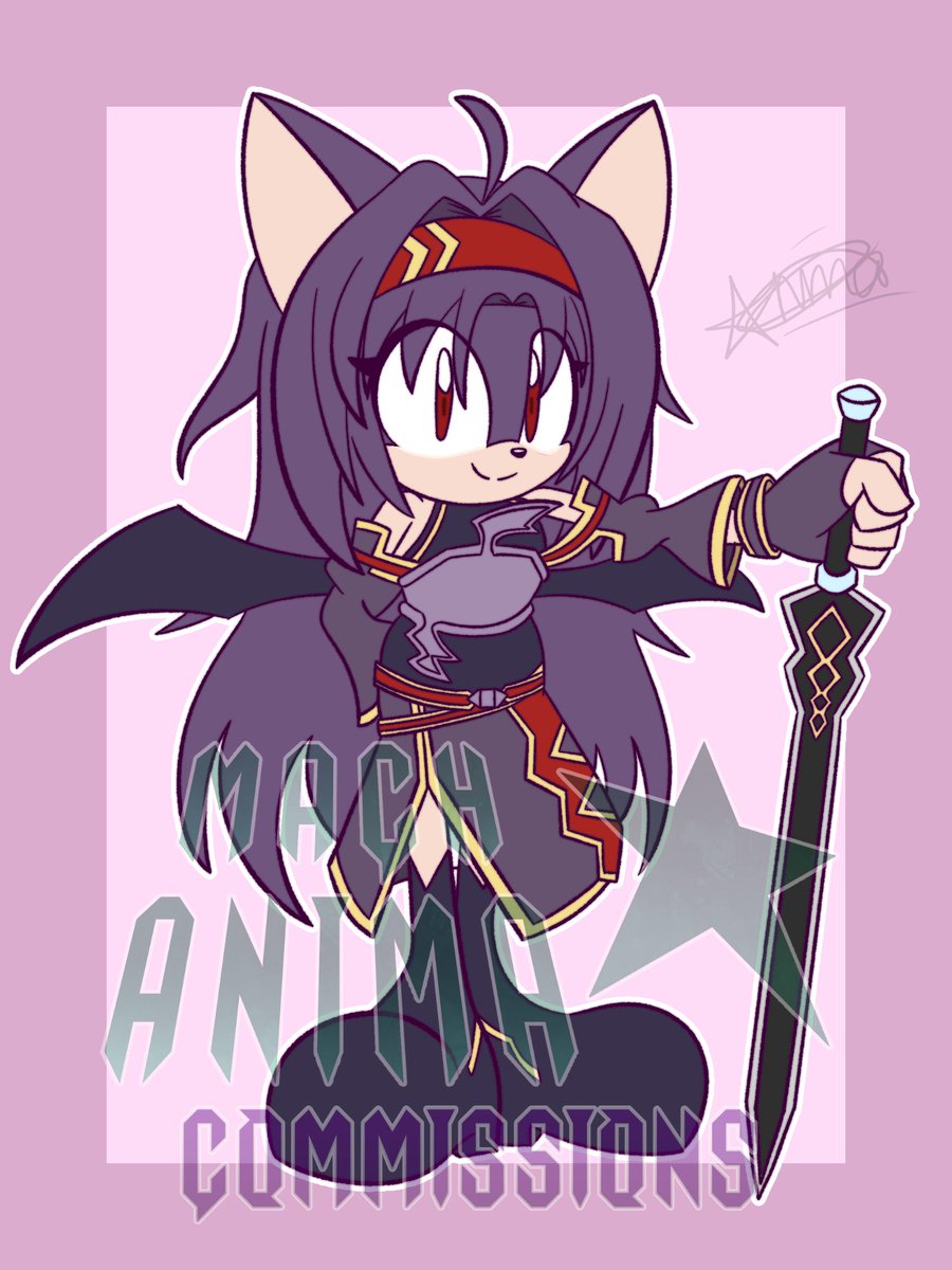 AnimaMach's tweet photo. Commission for @girlkisseramia! https://t.co/NZsSjucJhK
