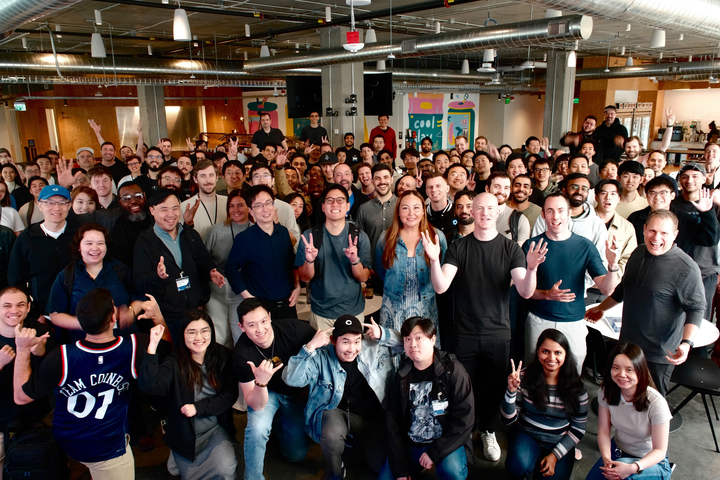 So much fun when we do live All Hands at <a href="/coinbase/">Coinbase 🛡️</a>!