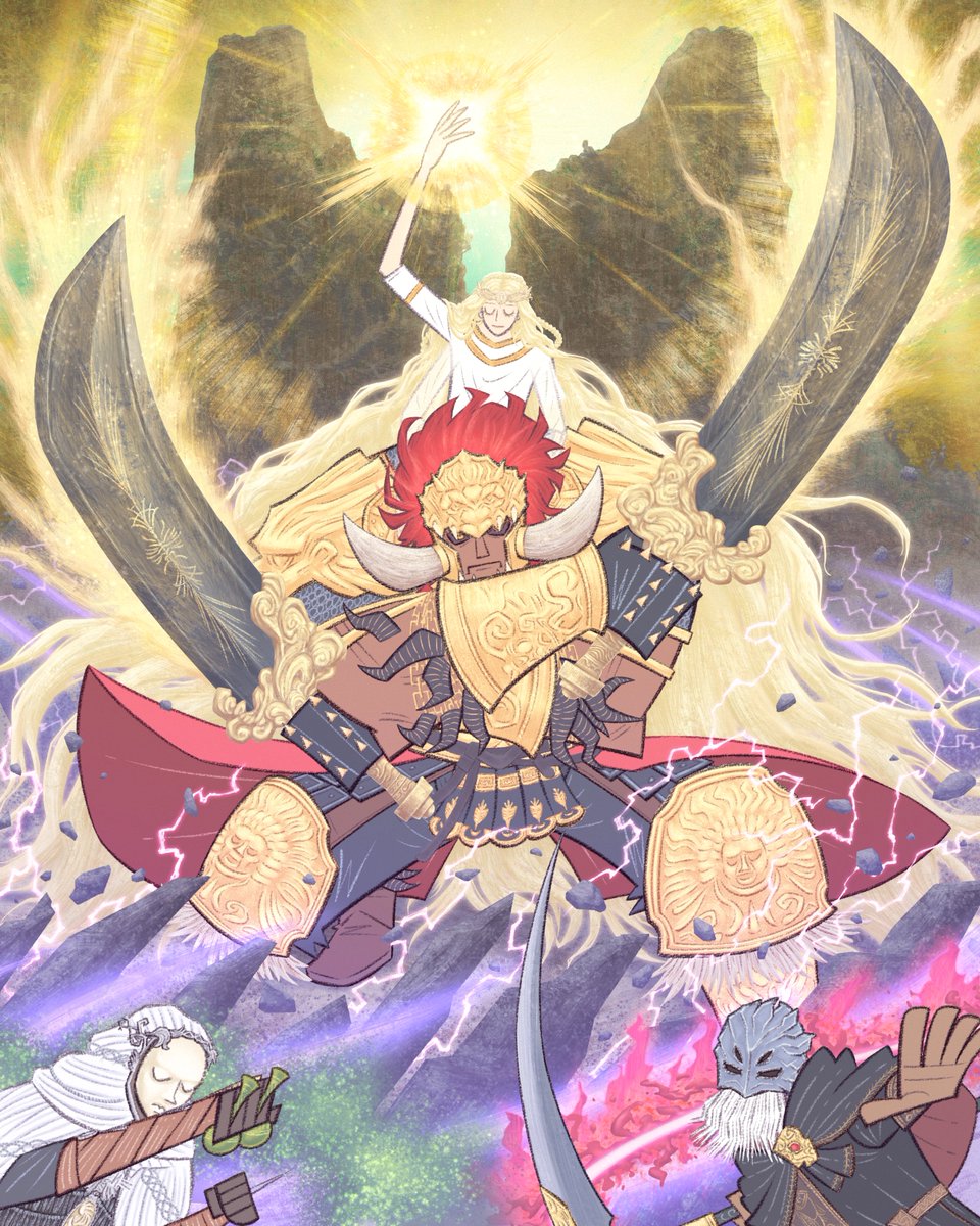 _Bibuo_'s tweet image. ロスリック式戦闘フォームの再来に興奮しその数秒後には塵と化していた初見時の思い出
#ELDENRING #ShadowoftheErdtree