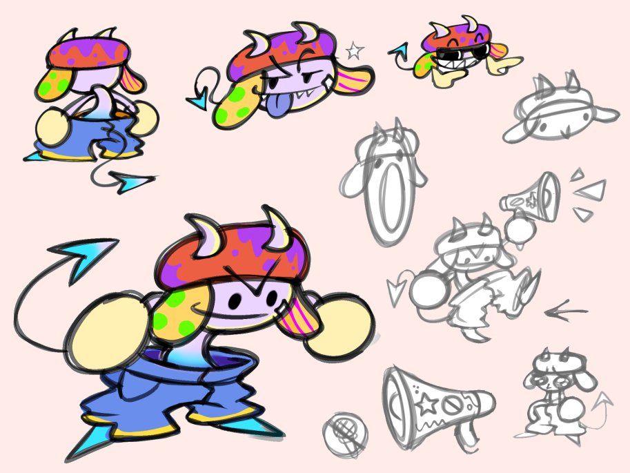 Web_Funkin_fnf's tweet photo. Concepts for Bf possible design for the Digital Circus song :)!!!
Which do you think is best???
Survey 👇⏬⏬⏬
Art by: @bayest50
#fnf #fridaynightfunkin #DigitalCircus #WebFunkin https://t.co/FgZX2mZjSX