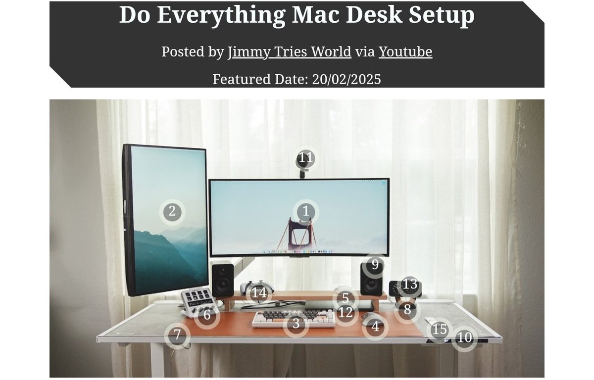 CyberTechWare's tweet image. Level up your home office with high-tech desk setup inspiration! 🌐🖥️ Explore more at CyberTechWare.com. #TechDesk #Samsung #BenQ #Logitech #Keychron #Elgato #Grovemade #Kanto #SecretLab #Rode #Apple #Sony #PlayStation #MacBook #iPhone #DeskSetup