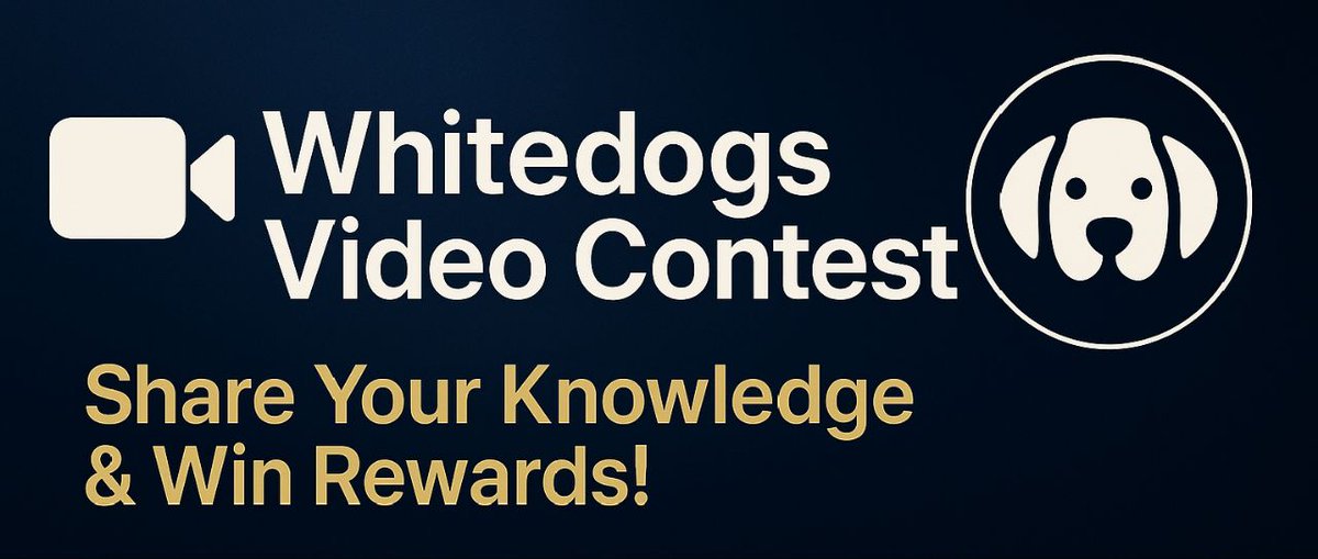Whitedogs Video Contest – Show Your Skills &amp; Win! 🎥🚀

Join our Video Contest and help spread the word about Whitedogs while earning rewards!

How to Participate:  
1. Create a video explaining Whitedogs and its features.

2. Post on Twitter/X (make good description plus your