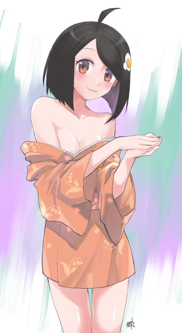 オレンジっポイ月火ちゃんじゃあ、おやすみ～(:3[▓▓] 