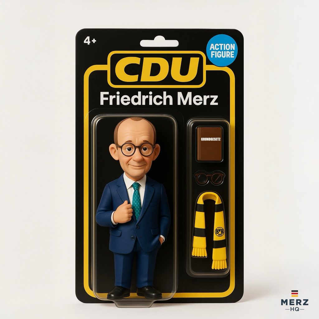 Bald überall im Kanzleramt erhältlich.