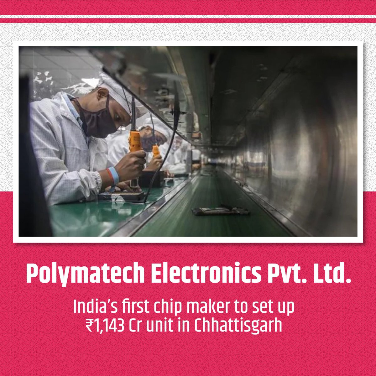 NavaRaipur's tweet image. Hon'ble CM Shri Vishnu Deo Sai Ji
to inaugurate key projects in Nava Raipur: India’s first chip-making unit, modern workspaces, women-led eco-transport, and an alkaline water plant—set to create jobs and drive sustainable growth.
#navaraipur #newprojects #inaugration #polymatec…