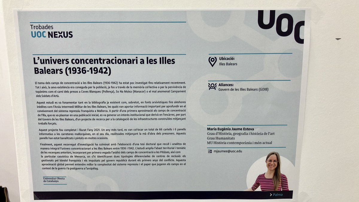 🔹 Trobada <a href="/UOCuniversitat/">UOCuniversitat</a> NEXUS a Palma. Presentacions, connexions i coneixences