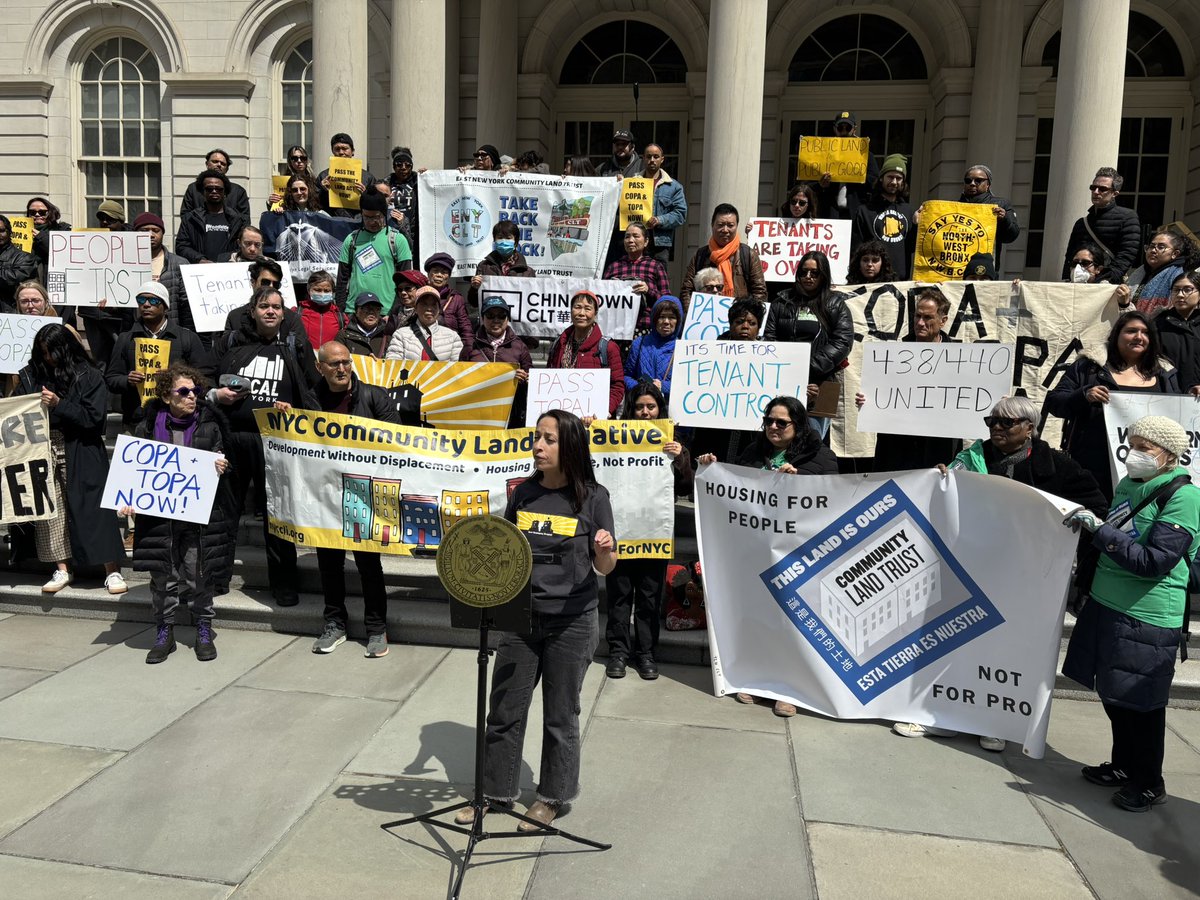 “There are CLTs in every borough now. The city has funded CLTs since 2019. Now it’s time for the Council to pass #CLA and equip CLTs to do what they’re meant to do: preserve affordable housing in perpetuity and ensure true community oversight.”—NEP director Dey Del Río💪💪