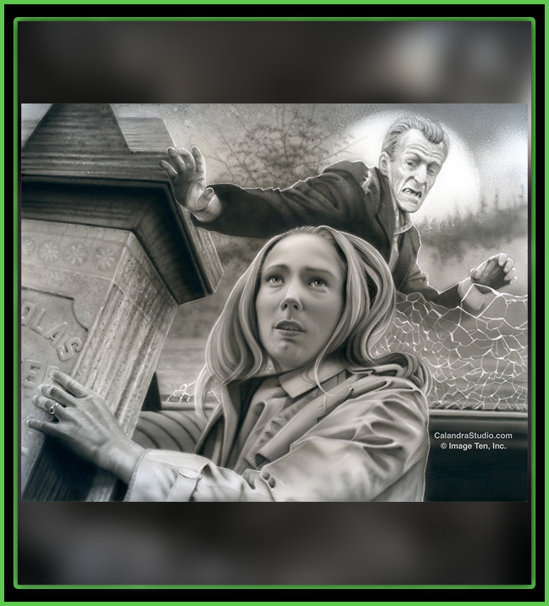 Night of the Living Dead © Image Ten, Inc. (@officialnotld) on Twitter photo 🧟♂️ Check out this chilling 2019 airbrush painting by acclaimed artist Michael Calandra <a href="/CalandraStudio/">Michael Calandra</a> —capturing the Cemetery Ghoul (Bill Hinzman) stalking Barbra (Judith O'Dea)! Officially licensed by Image Ten
#NightOfTheLivingDead #HorrorArt #NOTLD #CalandraStudio #ImageTen 🧟♂️ Check out this chilling 2019 airbrush painting by acclaimed artist Michael Calandra <a href="/CalandraStudio/">Michael Calandra</a> —capturing the Cemetery Ghoul (Bill Hinzman) stalking Barbra (Judith O'Dea)! Officially licensed by Image Ten
#NightOfTheLivingDead #HorrorArt #NOTLD #CalandraStudio #ImageTen