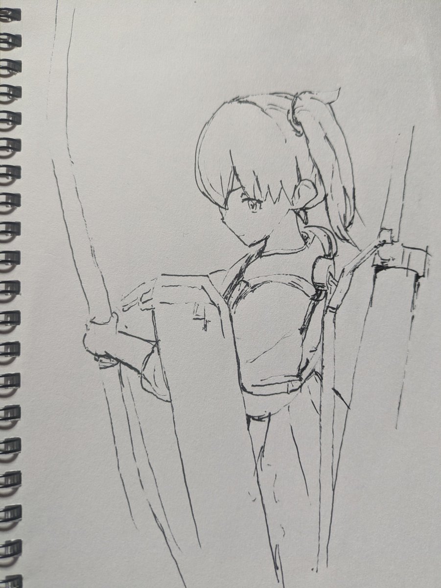 たまにはアナログ、加賀さんフィギュアをボールペンで模写して練習
"やり直し"ボタンとかなくて緊張するけど楽しい

もう満開な21世紀美術館よこの桜、
あと桜・犀川・雪の残った白山連峰の欲張りセットは金沢ならではかなって 